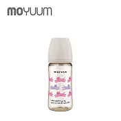 MOYUUM 韓國 PPSU 寬口奶瓶 270ml (2m+) - 貓咪夢境(暖杏白)