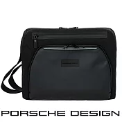 【Porsche Design 保時捷】限量3折 德國頂級旅行肩背包斜背包 全新專櫃展示品 (黑色 OCL1522BK)