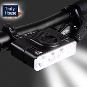 【Truly House】防水超廣角黑騎士頂級自行車燈 自行車前燈 高亮度 鋁合金
