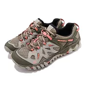 Merrell 戶外鞋 All Out Blaze Aero Sport 女鞋 棕 橘 防潑水 黃金大底 越野 ML32816