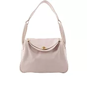 HERMES 金釦 SWIFT皮 Lindy 30cm 展示品 (粉色)