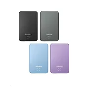 小米有品 mimax米覓 金屬無線磁吸行動電源 W16 10000mAh 電量顯示 無線充電寶 石墨黑