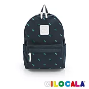 CILOCALA 限量版亮彩尼龍防潑水KEYBOARD後背包-中大  深藍