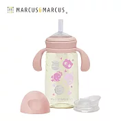 【MARCUS＆MARCUS】PPSU 2合1訓練水杯套組300ml-粉