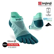 injinji 女 Ultra Run終極系列五趾隱形襪 M-L 冰川