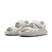 W Nike Calm Sandal 厚底麵包涼鞋 厚底 拖鞋 涼鞋 女鞋 黑/白 FJ6043-001/FJ6043-002 US8 白色