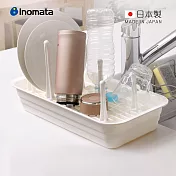 【日本inomata】日本製多功能瀝水杯架/碗盤收納架