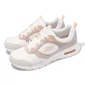 Skechers 休閒鞋 Skech-Air Court-Real Ease 女鞋 白 棕 緩衝 氣墊 150078NTMT