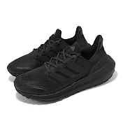 adidas 慢跑鞋 Ultraboost Light C.RDY 男鞋 黑 防潑水 Boost 緩衝 愛迪達 HP6414 23cm BLACK
