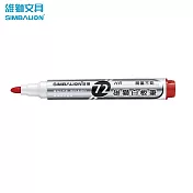 雄獅 72小時開蓋不乾白板筆  紅