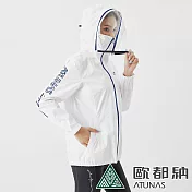 【ATUNAS 歐都納】女款防風防水罩顧自己防護外套A6GA2136W- XL 白