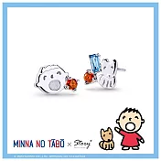 STORY 故事銀飾-大寶經典系列-大寶與狗狗晶鑽純銀耳環 針式