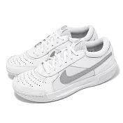 Nike 網球鞋 Wmns Zoom Court Lite 3 女鞋 白 灰 硬地 氣墊 DV3279-102