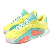 Nike 籃球鞋 Jordan Tatum 2 PF 男鞋 黃 橘 Lemonade 運動鞋 FJ6458-700 27cm YELLOW/PINK