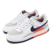 Nike 童鞋 Force 1 Low Easyon LV8 2 PS 中童 白 藍 魔鬼氈 小朋友 休閒鞋 FN0410-002