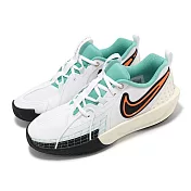 Nike 籃球鞋 G.T. Cut 3 GS 大童 女鞋 白 橘 綠 緩衝 氣墊 運動鞋 HM3723-101