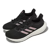 adidas 慢跑鞋 Pureboost Jet W 女鞋 黑 粉 緩衝 BOOST 運動鞋 愛迪達 HP9030