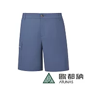 【ATUNAS 歐都納】女款彈性短褲A1PA2313W- XL 靛藍灰