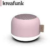 Kreafunk aLIGHT 磁吸式夜燈藍芽喇叭 - 灰粉