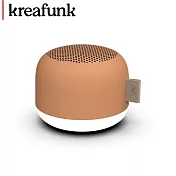 Kreafunk aLIGHT 磁吸式夜燈藍芽喇叭 - 淡橘