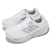 New Balance 慢跑鞋 Fresh Foam X More V5 2E 男鞋 寬楦 白 灰 厚底 運動鞋 NB MMORLW5-2E