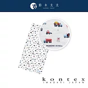 【日本愛媛 KONTEX】二層紗童趣塗鴉柔暖嬰兒毯 (交通工具) | 鈴木太太公司貨