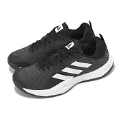 adidas 訓練鞋 Rapidmove Trainer M 男鞋 黑 白 針織 穩定 交叉訓練 運動鞋 愛迪達 HP3287 26.5cm BLACK/GREY