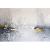 【LAVOD 線上藝廊】藝術微噴油畫 40X60CM 無框畫+實木框-原木色 藝術掛畫 | 客廳掛畫 破曉