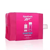 Reebok 超越自我女性淡香水經典限量手拿盥洗包組 (INSPIRE)-代理商公司貨