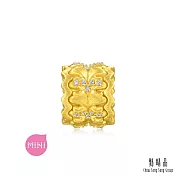 【點睛品】心心相印 黃金鑽石串珠