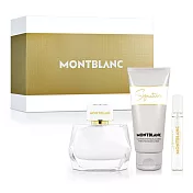 MONTBLANC 萬寶龍 永恆之名女性淡香精禮盒(淡香精90ml+隨行香氛7.5ml+身體乳100ml)