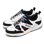 Reebok 休閒鞋 BB 4000 II 96 男鞋 黑 白 粉藍 拼接 麂皮 復古籃球鞋 100201681