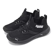 Puma 慢跑鞋 Enzo 2 Refresh Jr 大童 女鞋 黑 白 緩衝 運動鞋 38567702