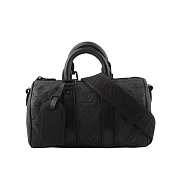 LV Keepall 25 Monogram 牛皮壓紋二用包_展示品 (黑色)