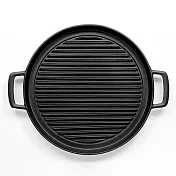 福介商店 南部鐵器 IWACHU 巖鑄 鑄鐵燒烤盤 丸型-29cm