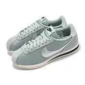 Nike 阿甘鞋 Wmns Cortez TXT 女鞋 綠 銀 復古 麂皮 尼龍 休閒鞋?DZ2795-002 23.5cm BLUE/SILVER