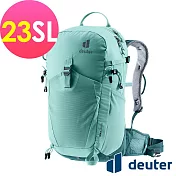 【deuter 德國】TRAIL 23SL 輕量拔熱透氣背包3440424- 湖綠