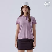 ADISI 女WINCOOL涼感乾爽機能POLO衫 AL2411015 (M-3XL) L  	酒紅紫