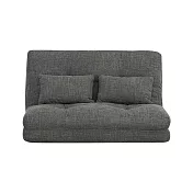 【好氣氛家居】日系和風慵懶雙人沙發/和室椅-兩色可選 灰色