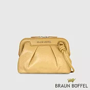 【BRAUN BUFFEL 德國小金牛】台灣總代理 安娜格-A 手拿包-淺棕色/BF827-02-CR