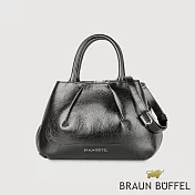 【BRAUN BUFFEL 德國小金牛】台灣總代理 安娜格-A 斜背包-黑色/BF827-57-BK