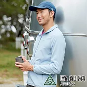 【ATUNAS 歐都納】男款精彩隨行外套A2GA2306M*- M 淺灰