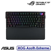 【送原廠電競鼠墊】ASUS 華碩 ROG Azoth Extreme 無線電競機械鍵盤 (雪軸/風暴軸)  STORM/風暴軸