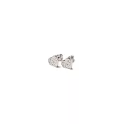 Human Made Heart Silver Earring 純銀耳環 飾品 配件 銀色/黑色 HM28GD069 銀色