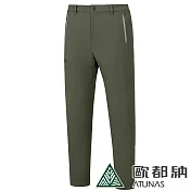 【ATUNAS 歐都納】男款SOFTSHELL抗風彈性長褲A1PA2316M- XL 灰綠