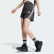 ADIDAS W FI 3S WVN SHO 女休閒短褲-黑-IP1568 2XL 黑色