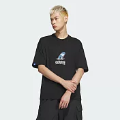 ADIDAS CS TEE SS M 男短袖上衣-黑-JC6827 XL 黑色