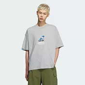 ADIDAS CS TEE SS M 男短袖上衣-灰-JI6312 L 灰色