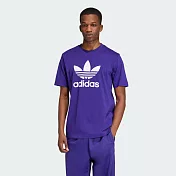 ADIDAS TREFOIL T-SHIRT 男短袖上衣-紫-IZ2355 2XL 紫色