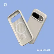 犀牛盾 Google Pixel 9/9 Pro(6.3吋) SolidSuit (MagSafe 兼容) 防摔背蓋手機保護殼 - 貝殼灰